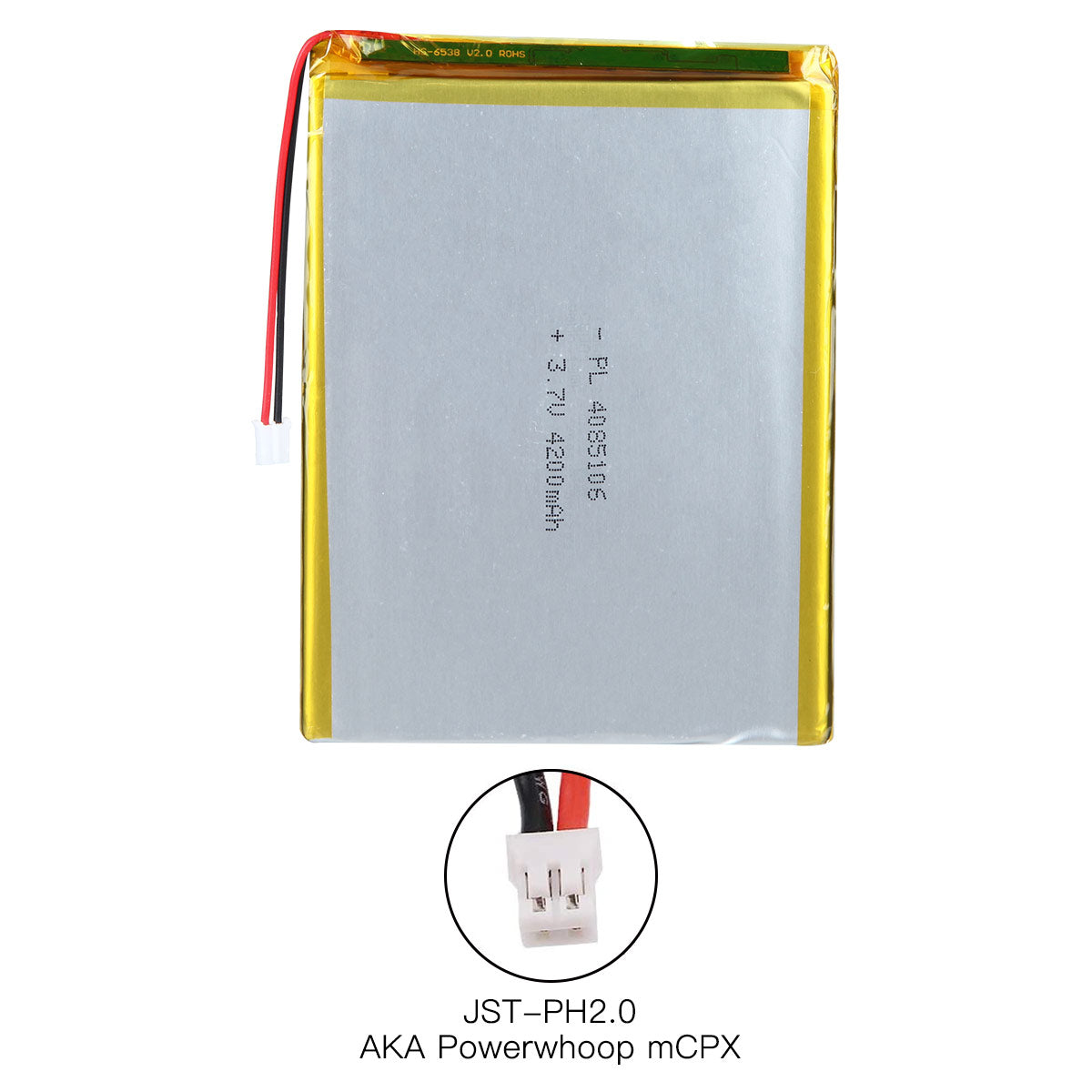 YDL 3.7V 4200mAh 4085106 충전식 리튬 폴리머 배터리 길이 108mm