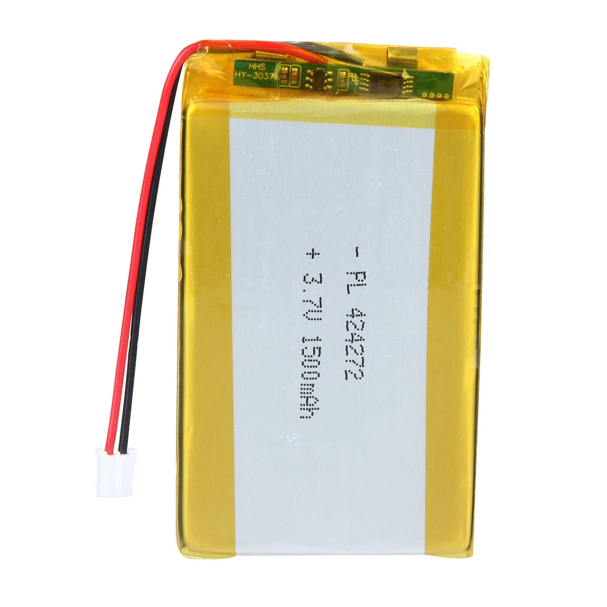 Batteria ricaricabile ai polimeri di litio YDL 3,7 V 1500 mAh 424272 Lunghezza 74 mm