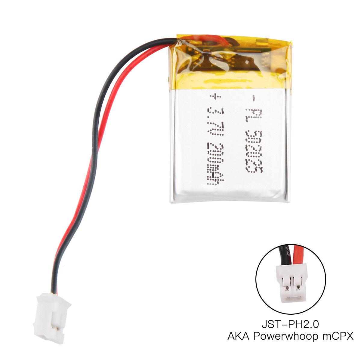 YDL 3.7V 200mAh 502025 충전식 리튬 폴리머 배터리 길이 27mm