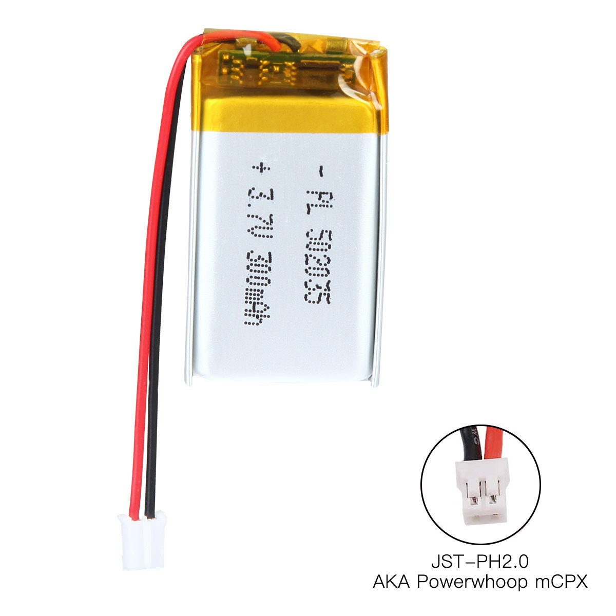YDL 3.7V 300mAh 502035 充電式リチウムポリマー電池