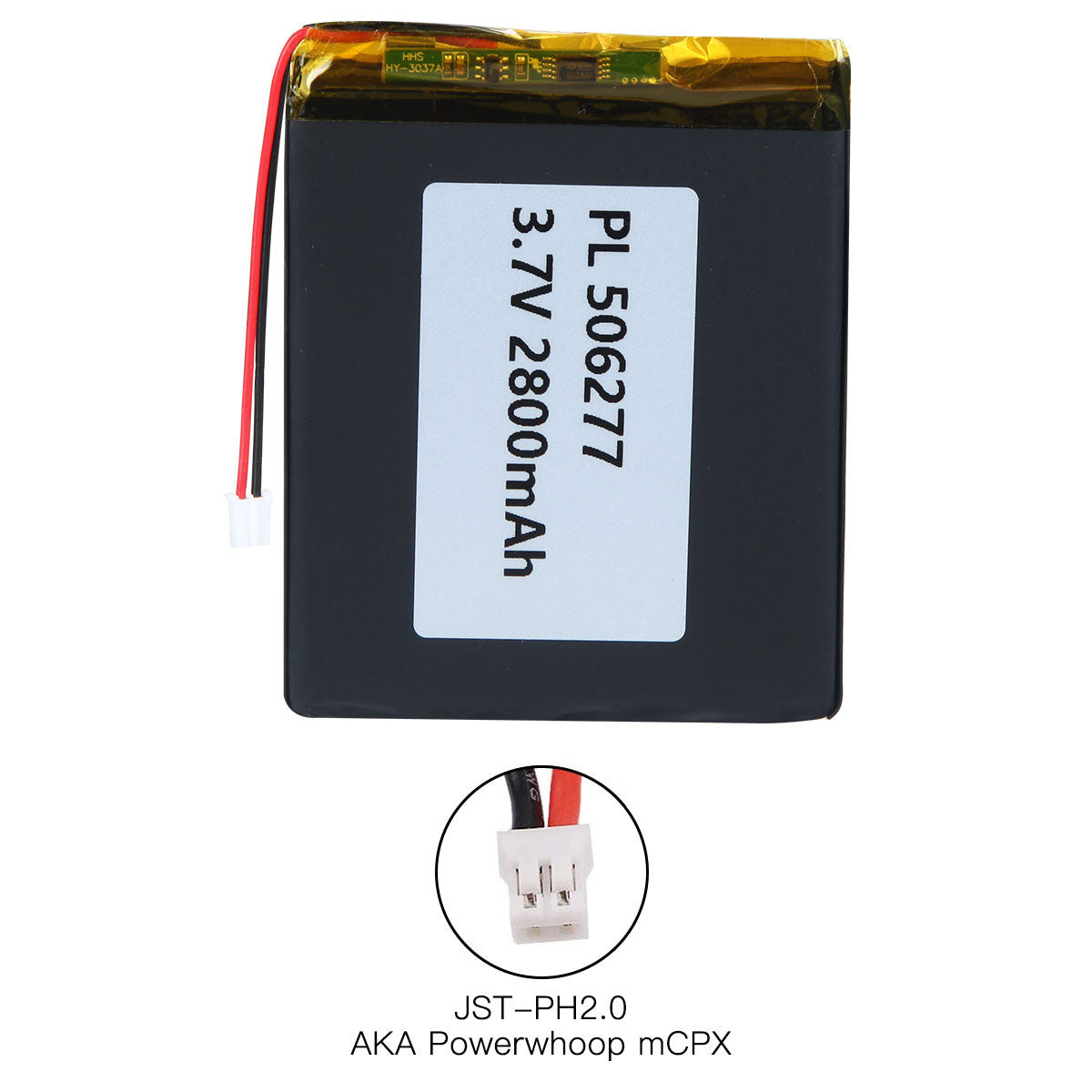 YDL 3.7V 2800mAh 506277 재충전용 리튬 중합체 건전지 길이 79mm