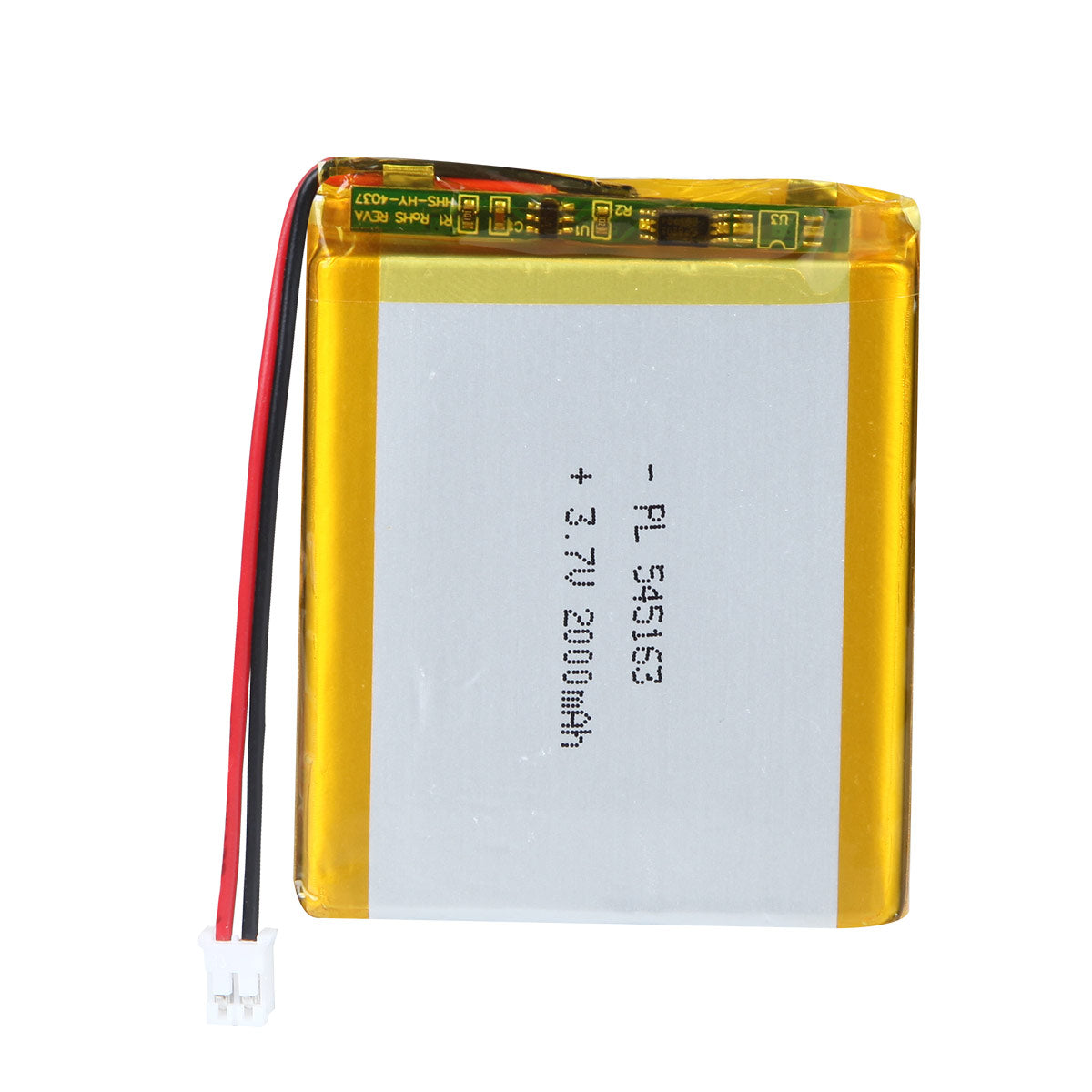 YDL 3,7 V 2000 mAh 545163 batería recargable de iones de litio de polímero longitud 65 mm