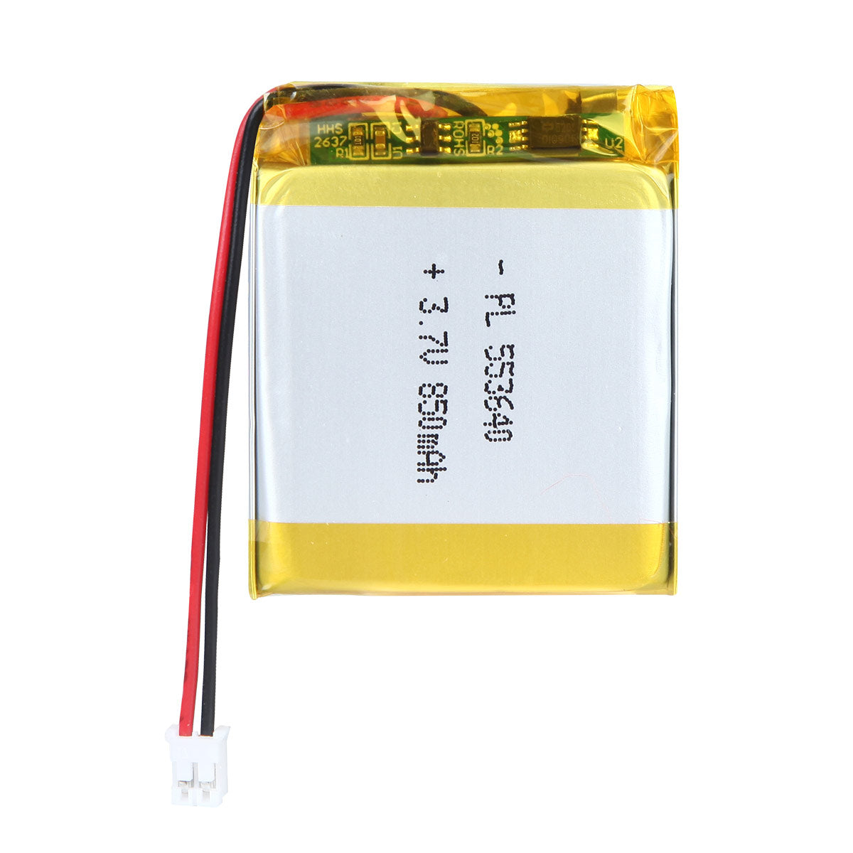 Batteria Lipo ricaricabile YDL 3,7 V 850 mAh 553640 Lunghezza 42 mm
