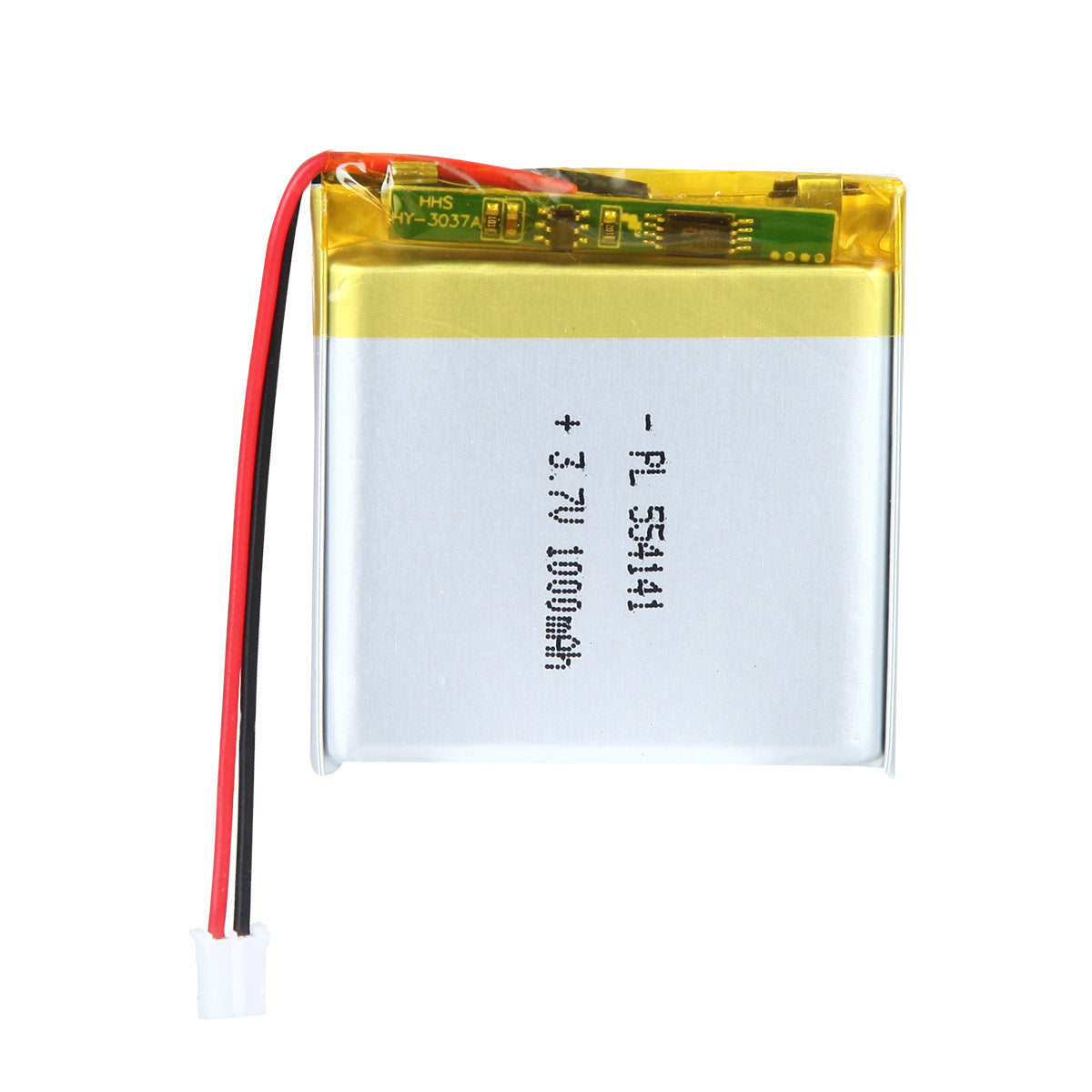 YDL 3.7V 1000mAh 554141 충전식 리튬 폴리머 배터리 길이 43mm