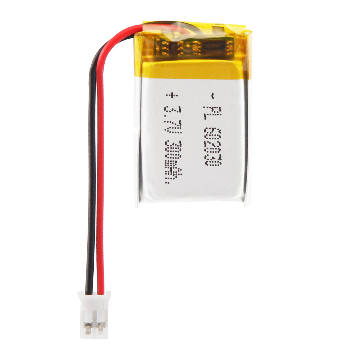 YDL 3.7V 300mAh 602030 Rechargeable Lipo battery with JST Connector - YDL Battery