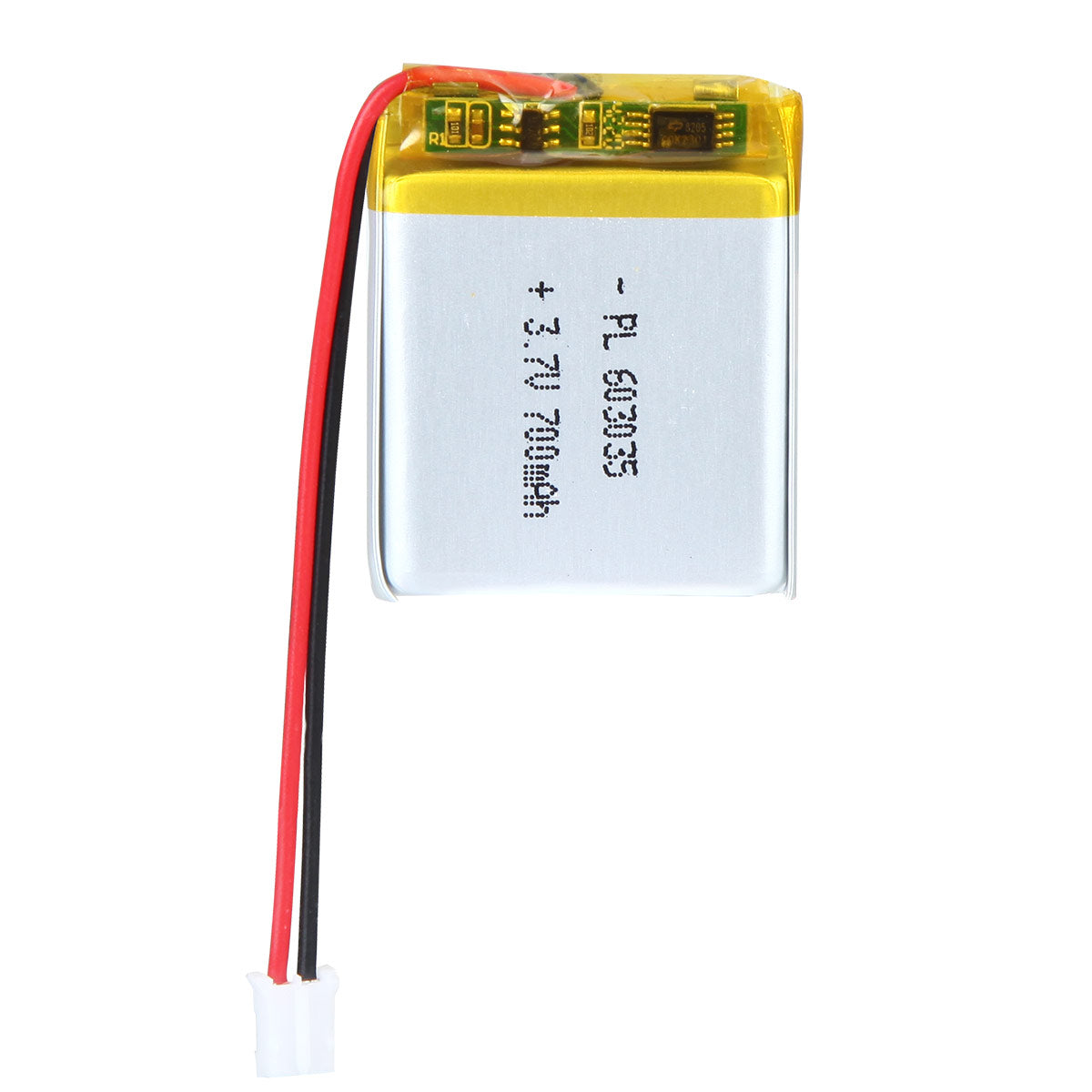 Batteria ricaricabile agli ioni di litio polimerica YDL 3,7 V 700 mAh 603035 Lunghezza 37 mm