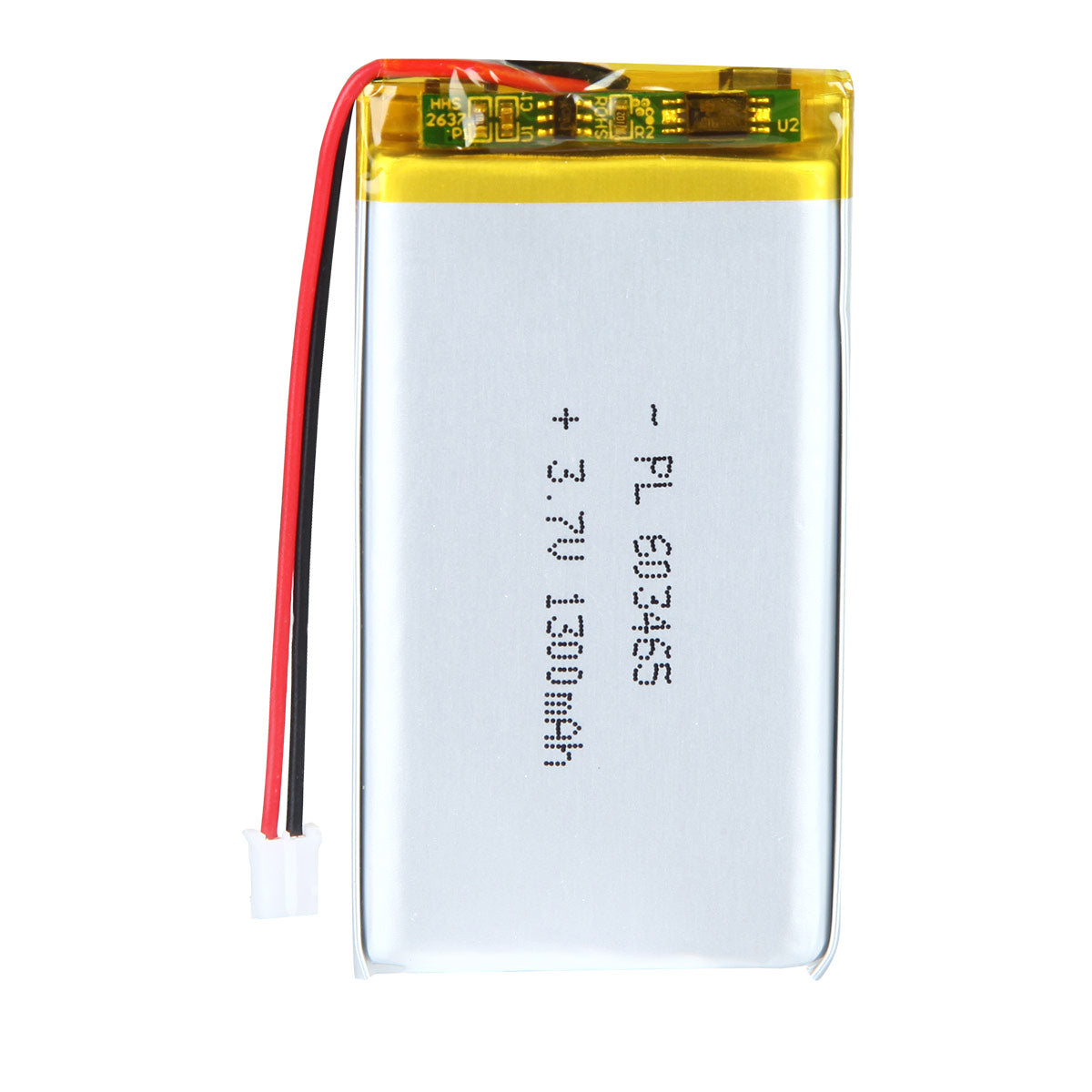 YDL 3.7V 1300mAh 603465 충전식 리튬 폴리머 배터리 길이 67mm