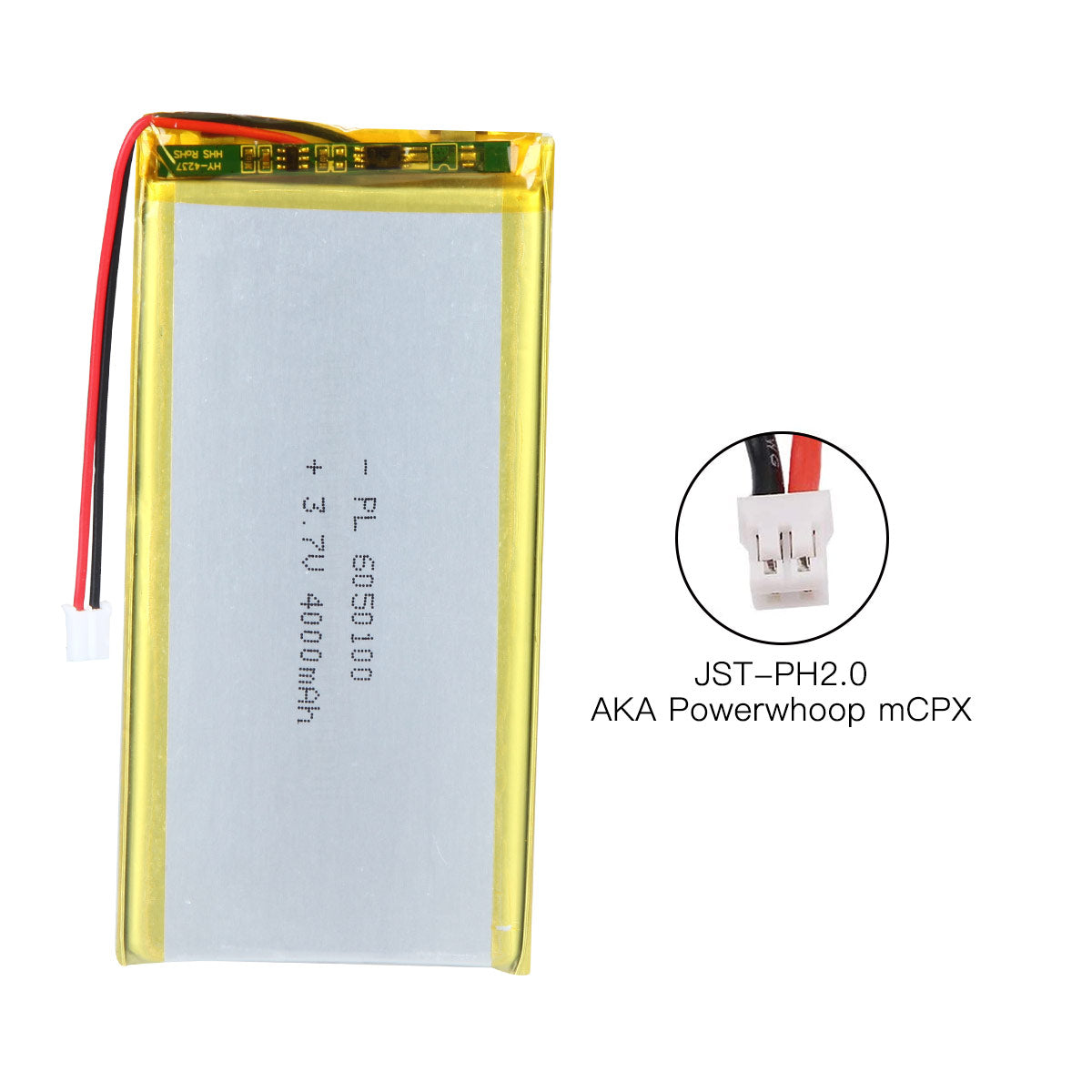 YDL 3.7V 4000mAh 6050100 充電式リチウムポリマー電池
