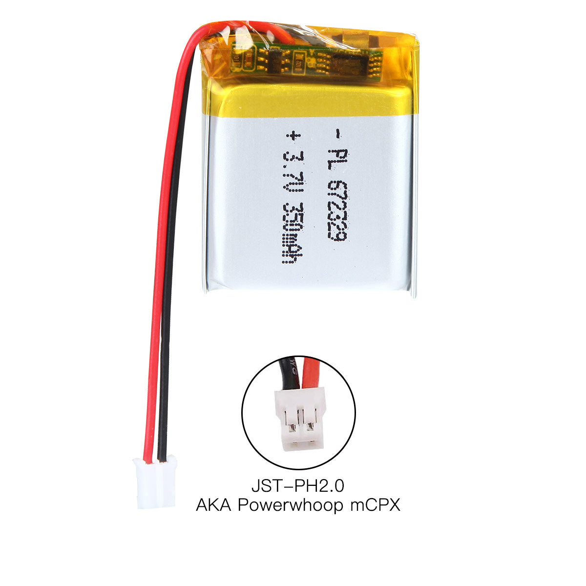 YDL 3.7V 350mAh 672329 充電式ポリマー リチウムイオン電池