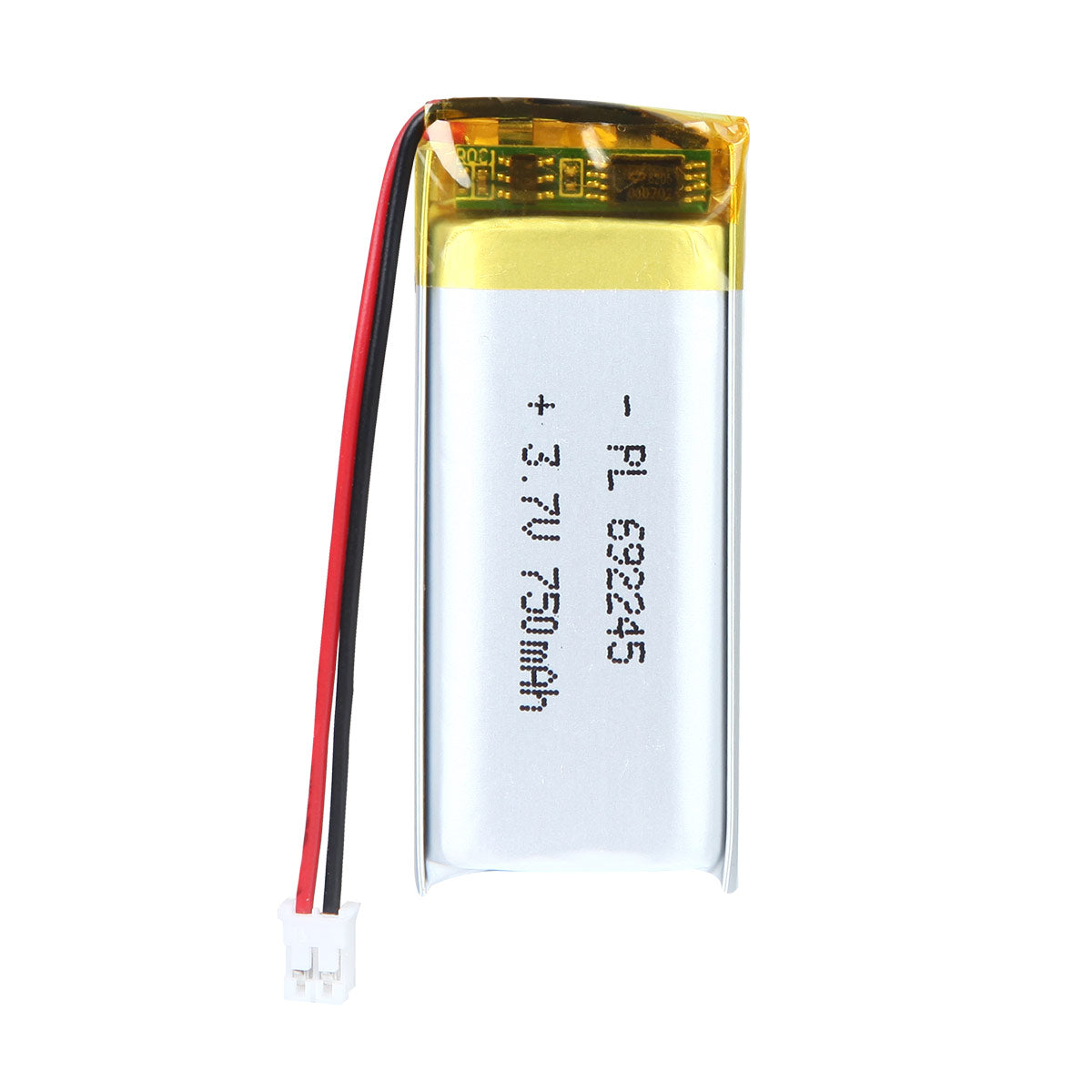 YDL 3.7V 750mAh 692245 Rechargeable Lipo Battery with JST Connector - YDL Battery