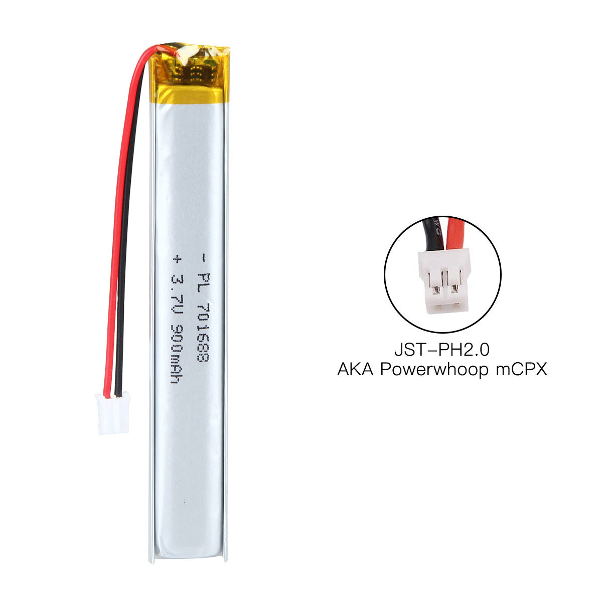 YDL 3.7V 900mAh 701688 充電式リチウムポリマー電池