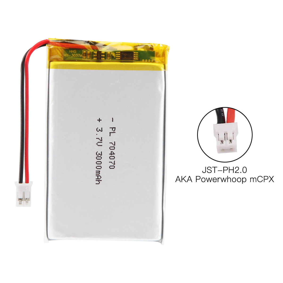 YDL 3.7V 2800mAh 704070/804070 충전식 리튬 폴리머 배터리