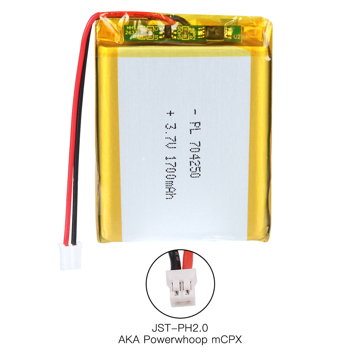 YDL 3.7V 1700mAh 704250 リチウムポリマー電池充電式リチウムポリマーイオン電池パック
