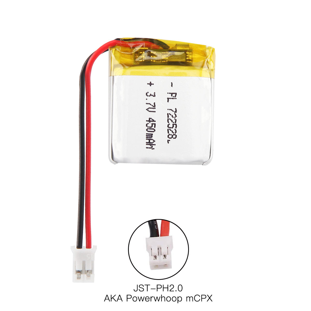Batería recargable de polímero de litio YDL 3,7 V 450 mAh 722528