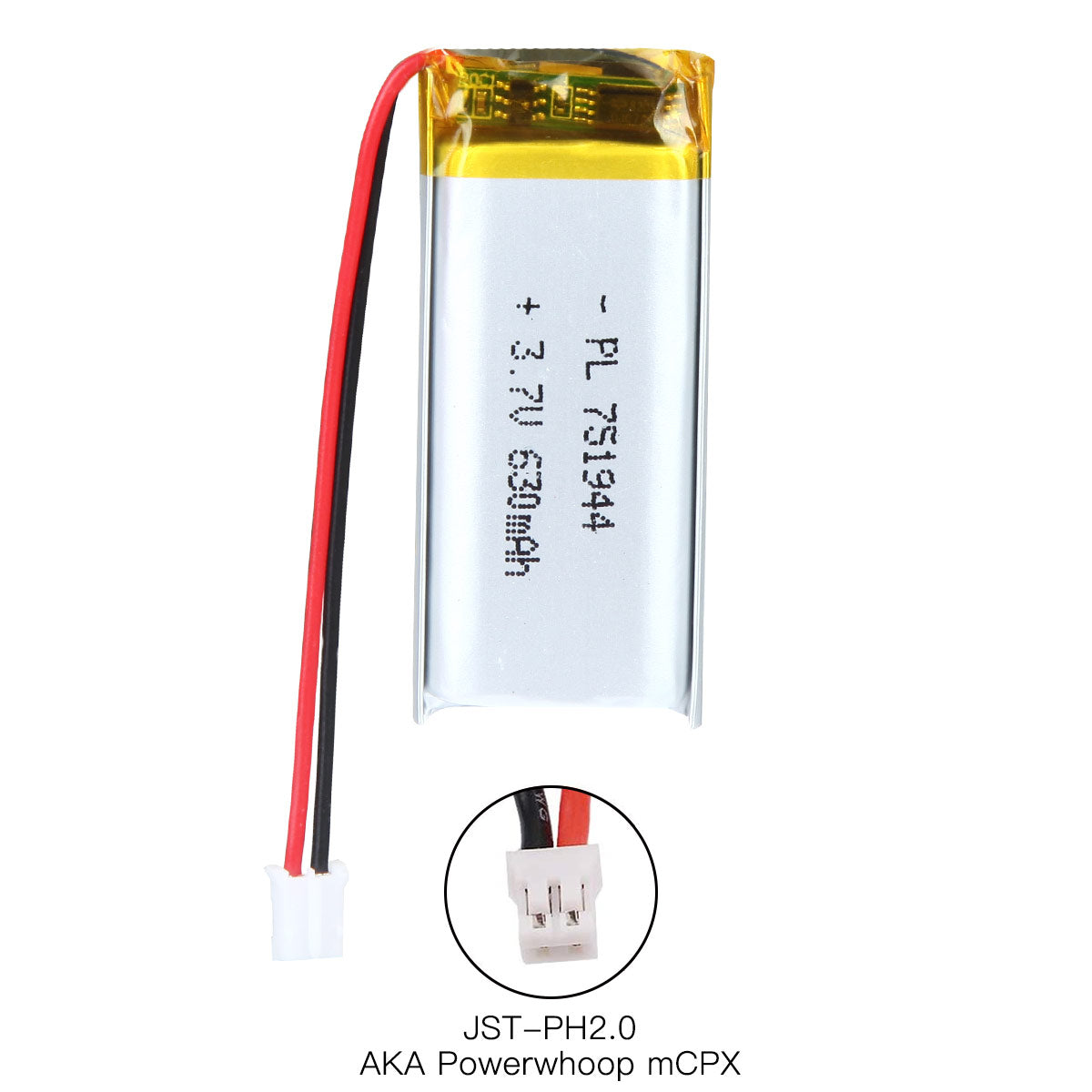 YDL 3.7V 630mAh 751944 充電式リチウムポリマー電池