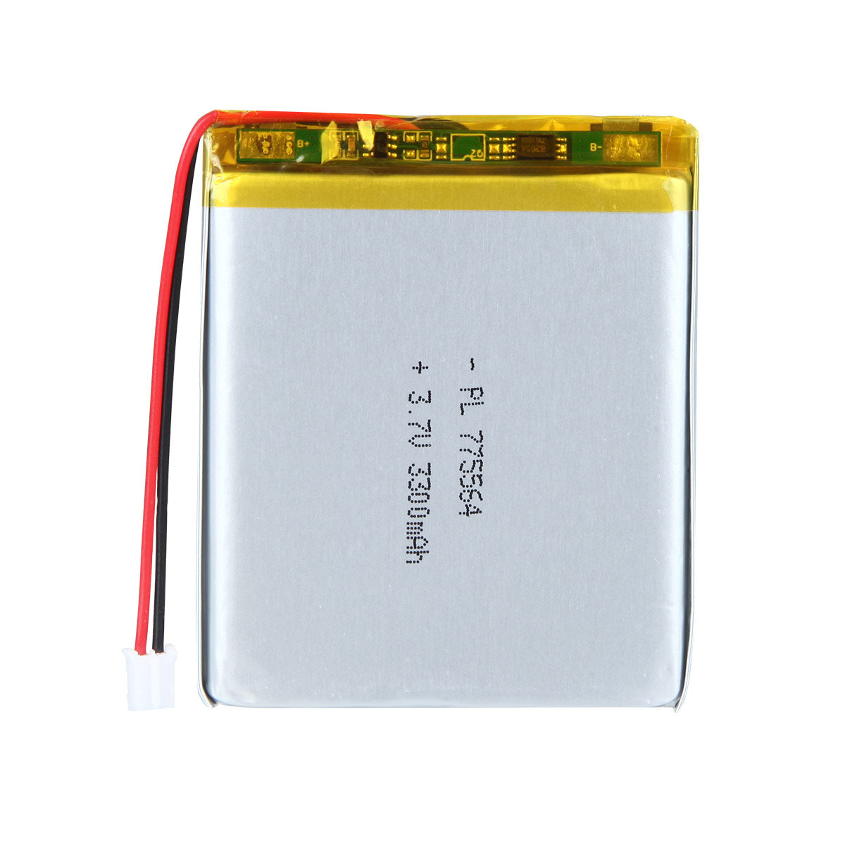 YDL 3.7V 3300mAh 775564 충전식 리튬 폴리머 배터리 길이 66mm