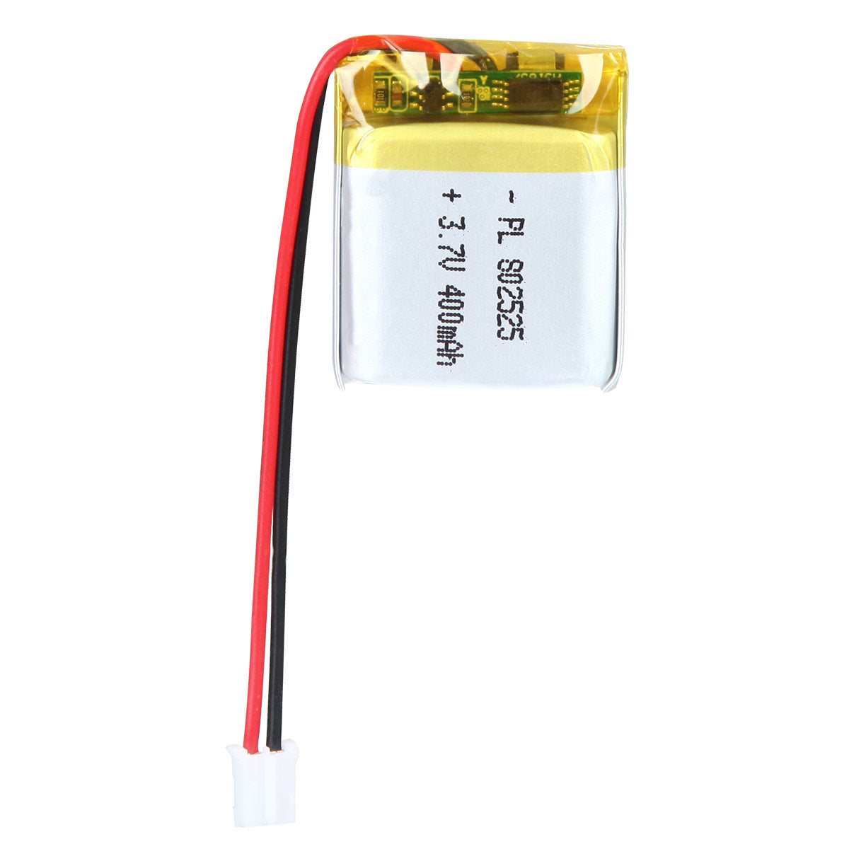 YDL 3.7V 400mAh 802525 충전식 리튬 폴리머 배터리 길이 27mm