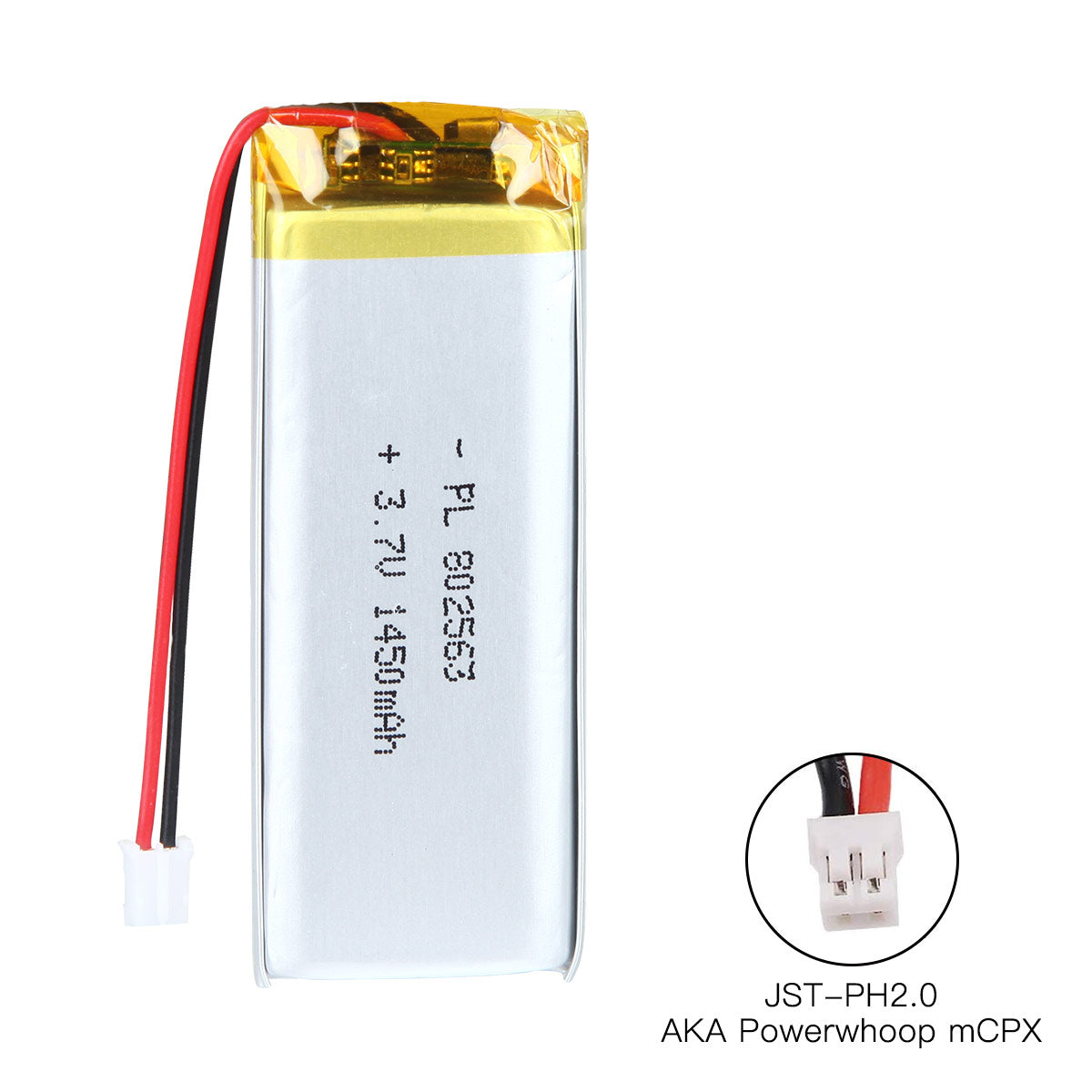 YDL 3.7V 1450mAh 802563 재충전용 리튬 중합체 건전지 길이 65mm