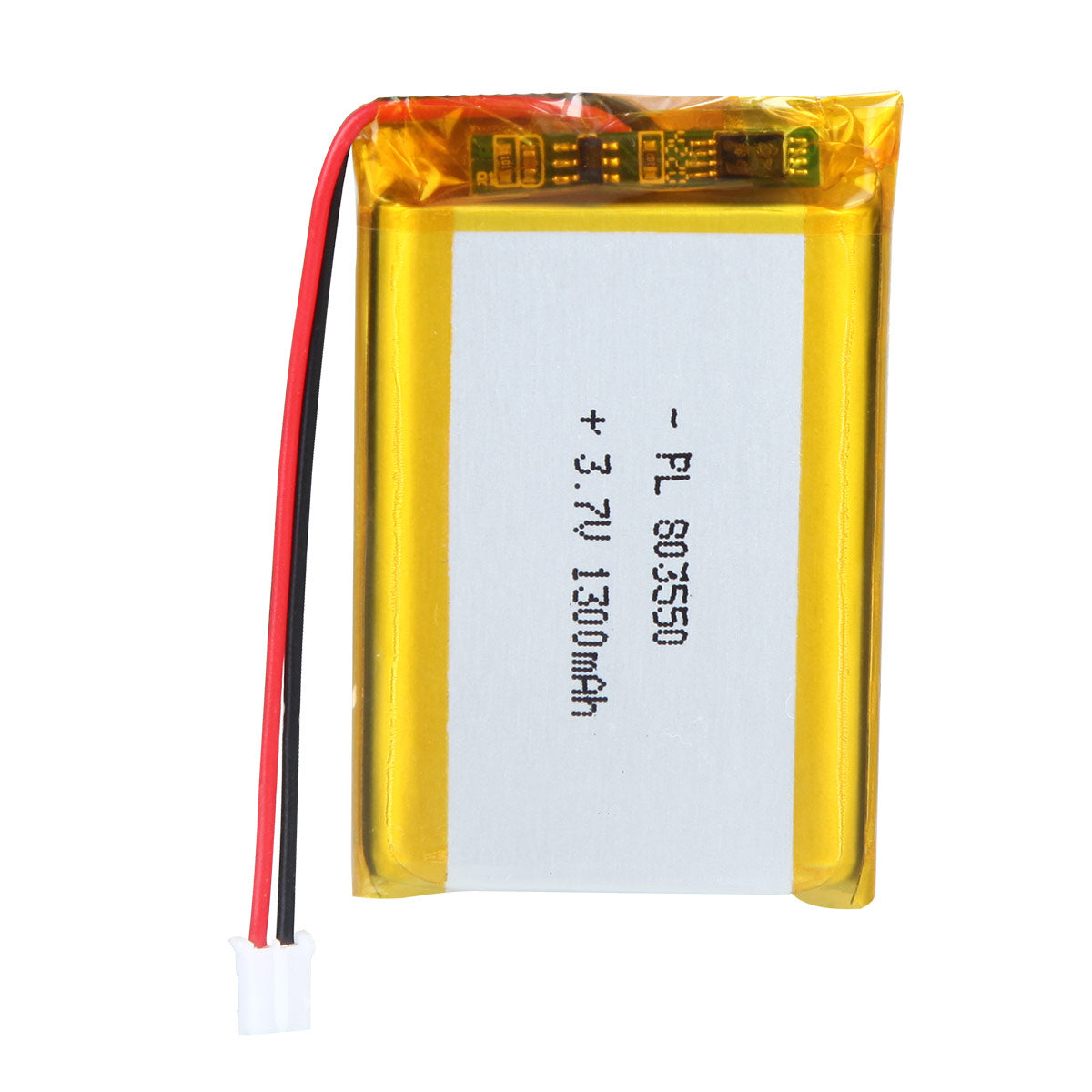 YDL 3.7V 1300mAh 803550 리튬 폴리머 배터리 충전식 리튬 폴리머 이온 배터리 팩 길이 52mm