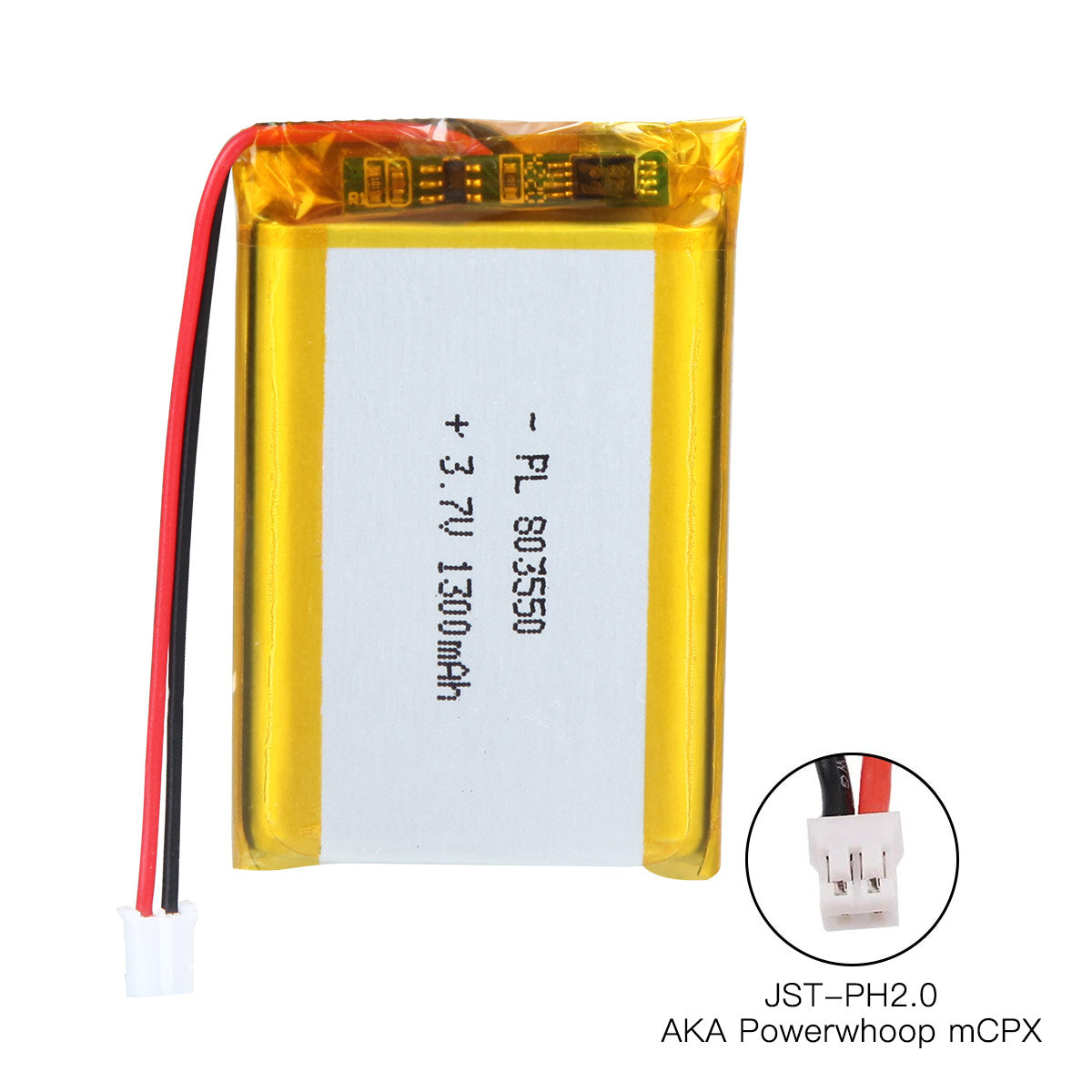 YDL 3.7V 1300mAh 803550 リチウムポリマー電池充電式リチウムポリマーイオン電池パック
