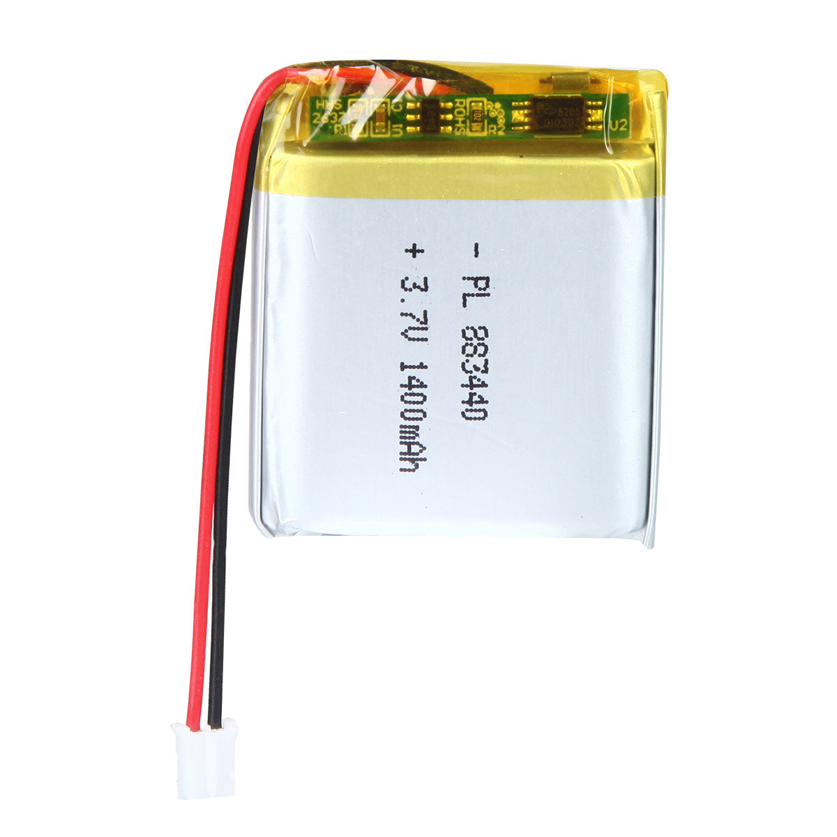 YDL 3.7V 1400mAh 883440 충전식 리튬 폴리머 배터리 길이 42mm