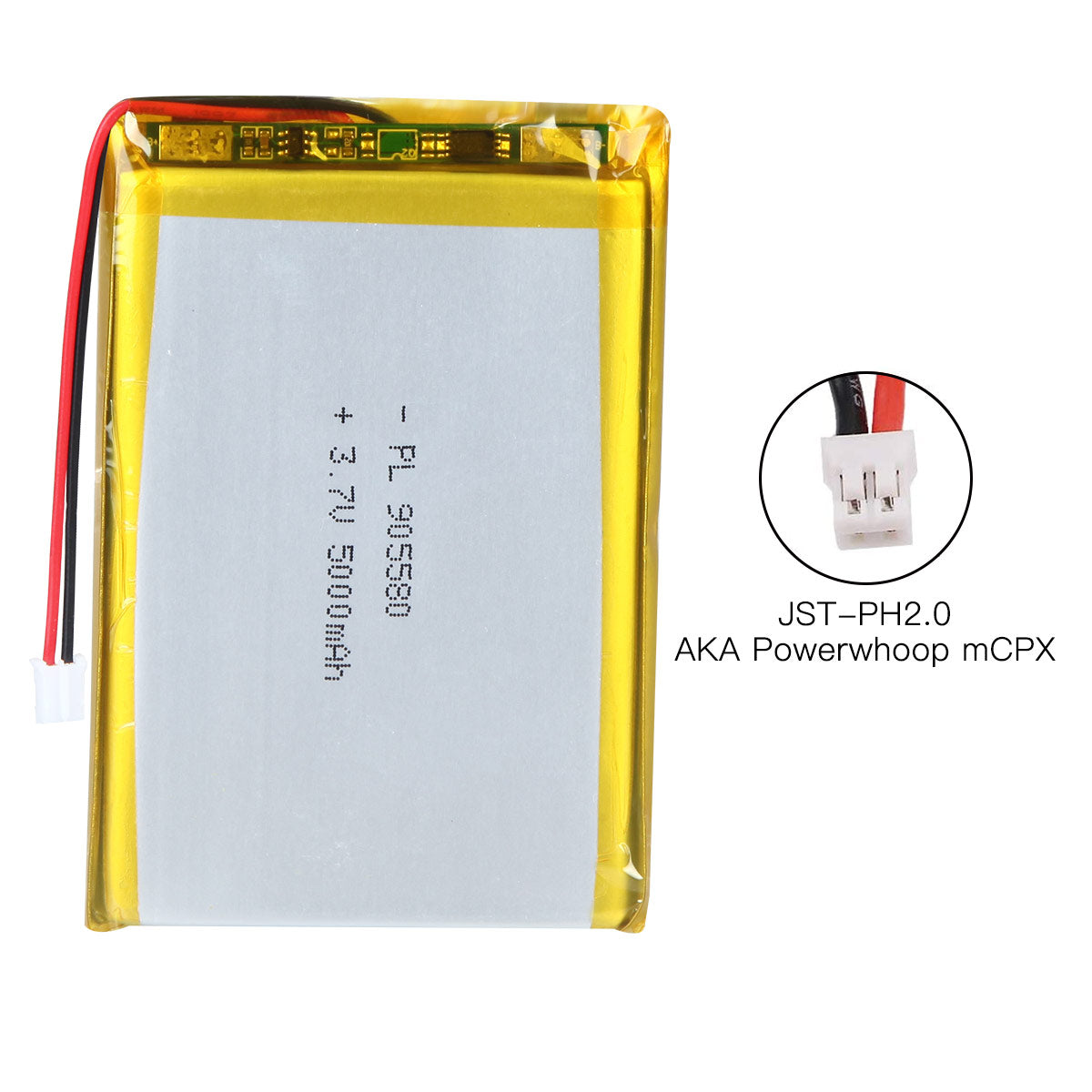 YDL 3.7V 5000mAh 905580 充電式リチウムポリマー電池