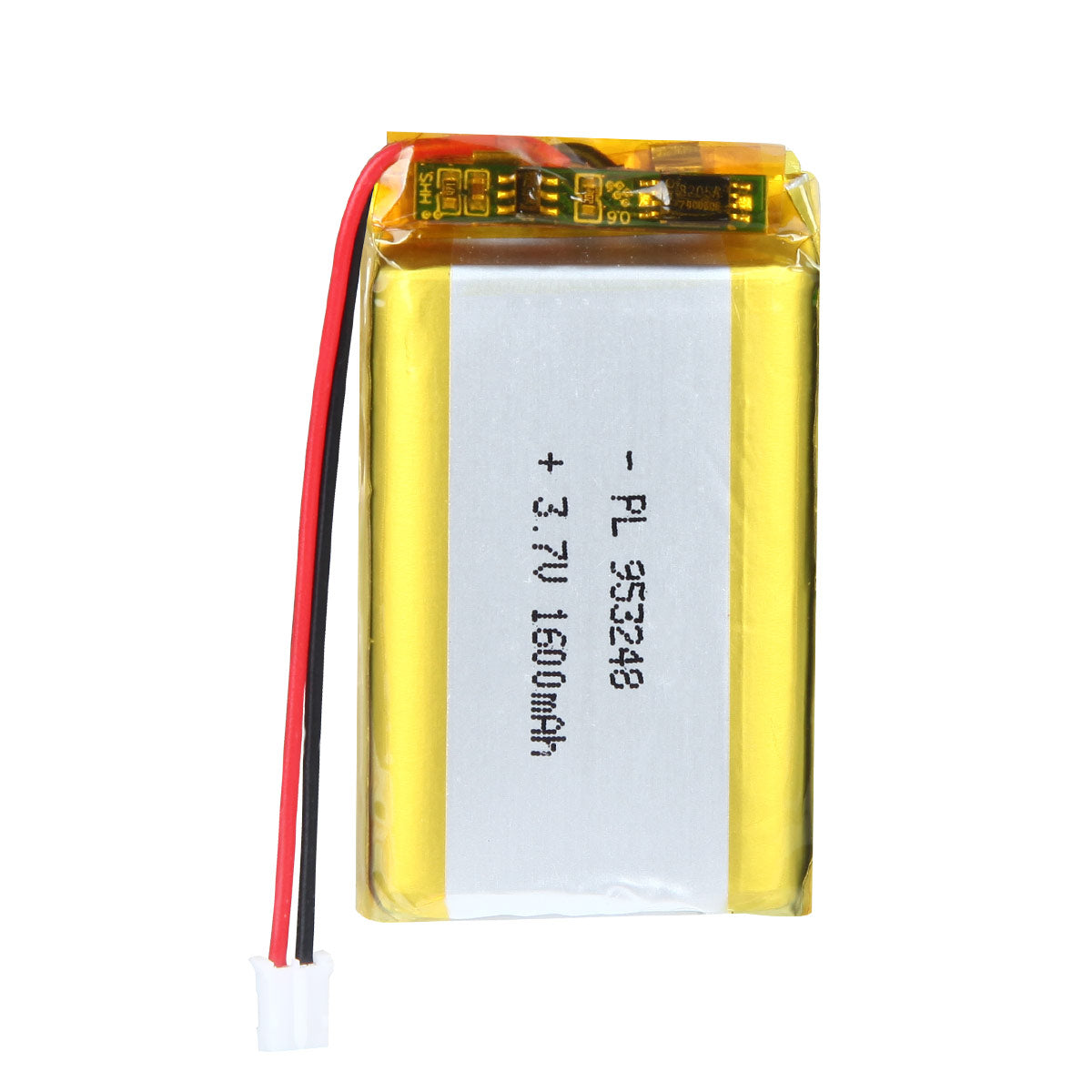 YDL 3.7V 1600mAh 953248 재충전용 리튬 중합체 건전지 길이 50mm