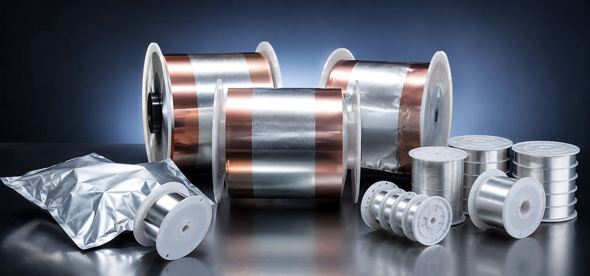 YDL lithium foil and lithium copper laminated foil rolls