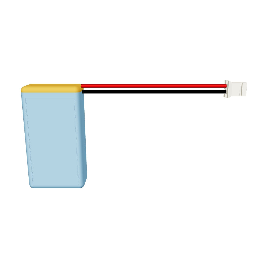 YDL 102035 700mAh 3.7V lithium polymer battery interactive 3D model