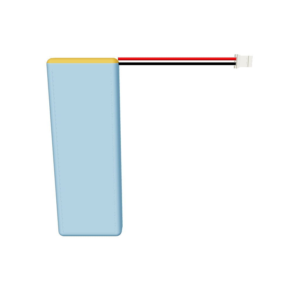 YDL 103080 3000mAh 3.7V lithium polymer battery interactive 3D model
