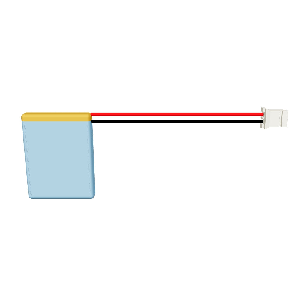 YDL 382024 150mAh 3D model, 3.8x20x26mm