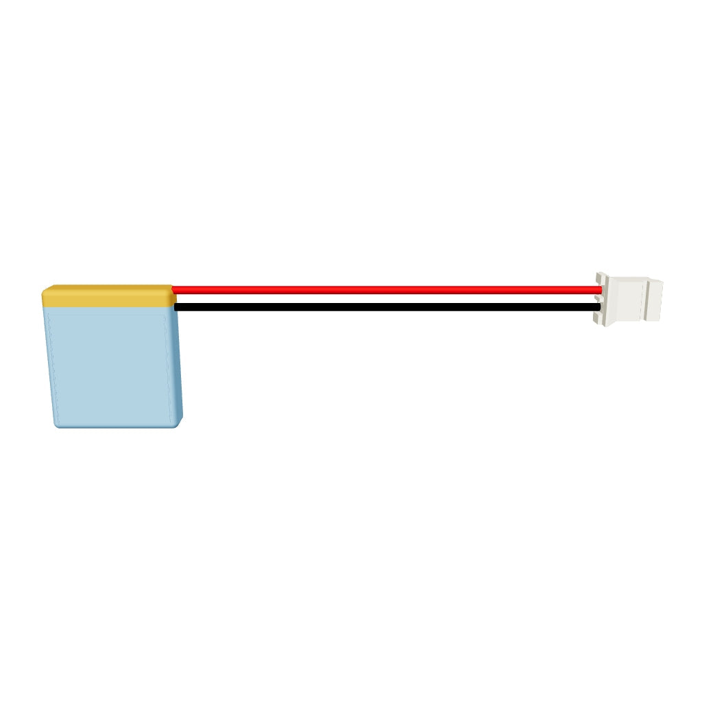 YDL 401515 75mAh 3.7V lithium polymer battery interactive 3D model