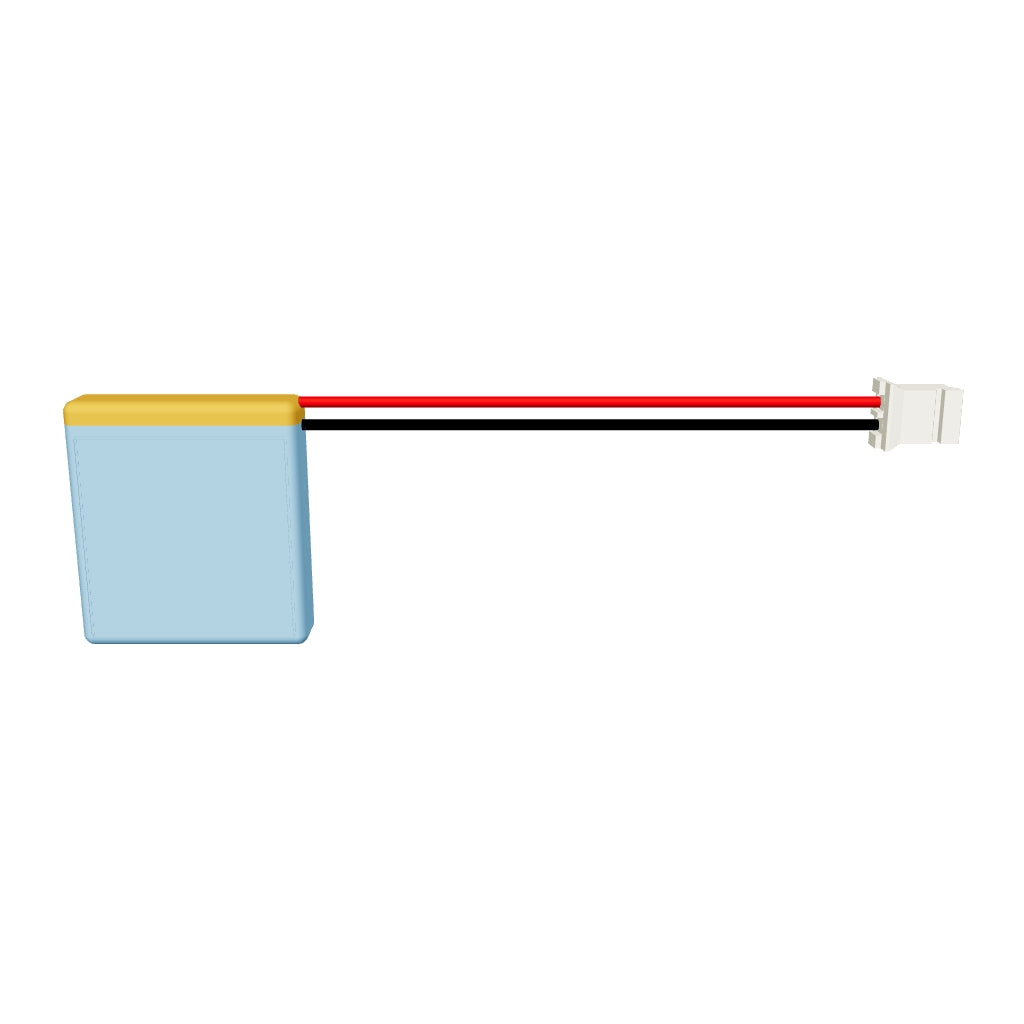 YDL 502020 150mAh 3.7V lithium polymer battery interactive 3D model