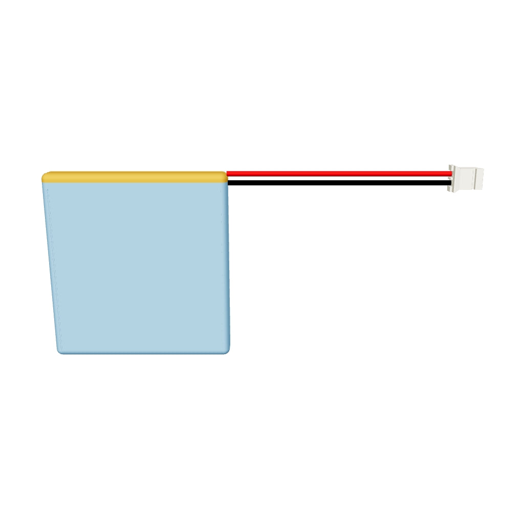YDL 554141 1000mAh 3D model, 5.5x41x43mm