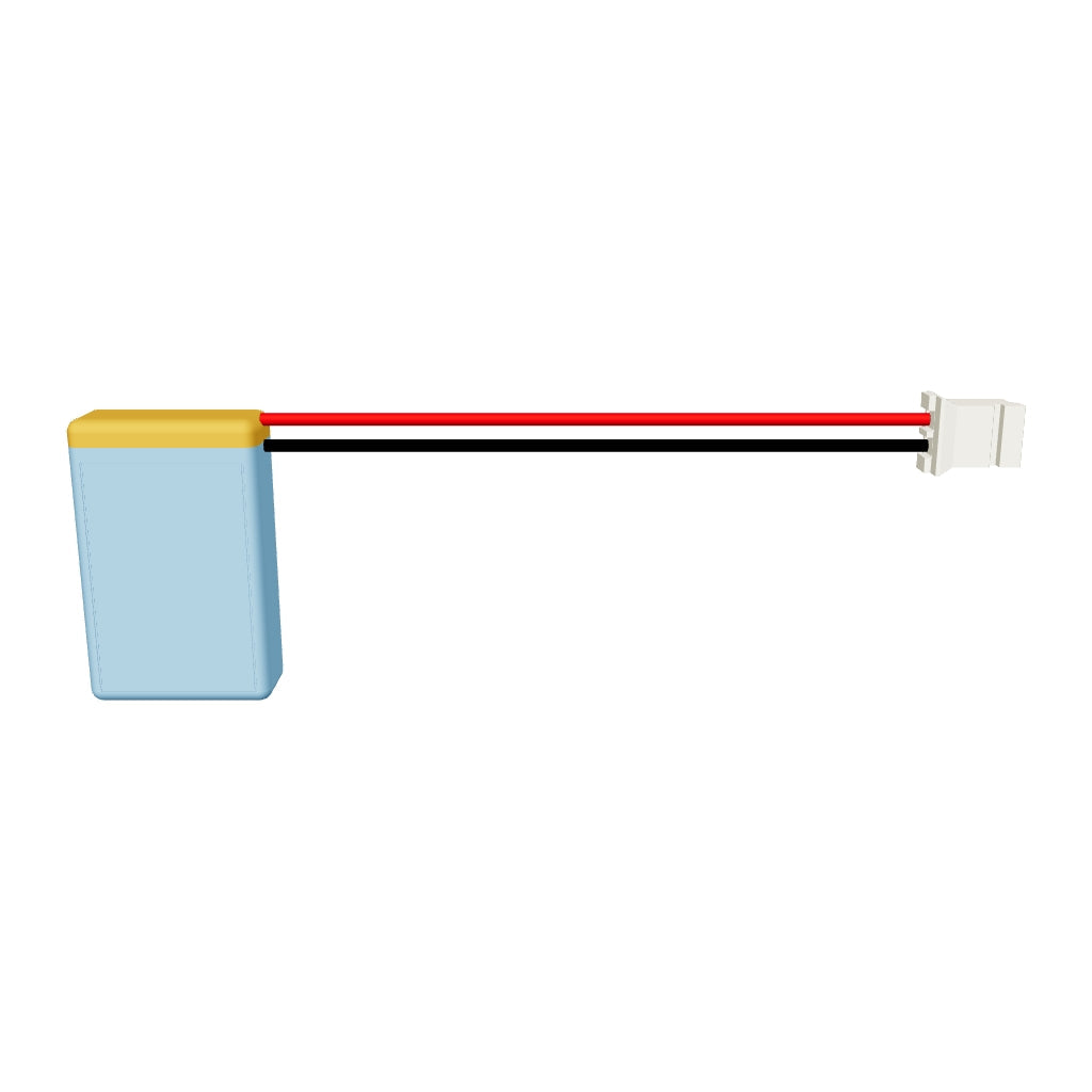 YDL 601420 160mAh 3.7V lithium polymer battery interactive 3D model