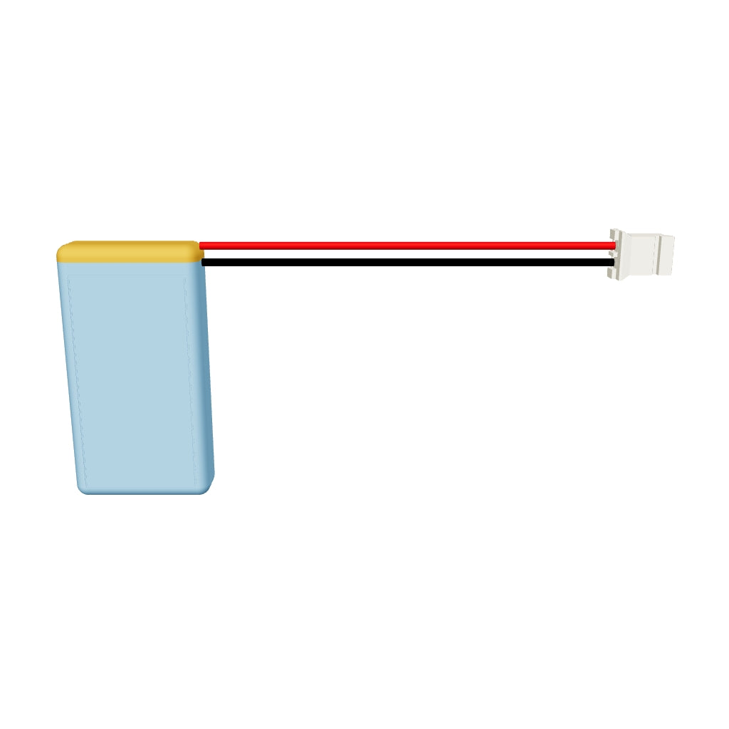 YDL 601730 250mAh 3.7V lithium polymer battery interactive 3D model