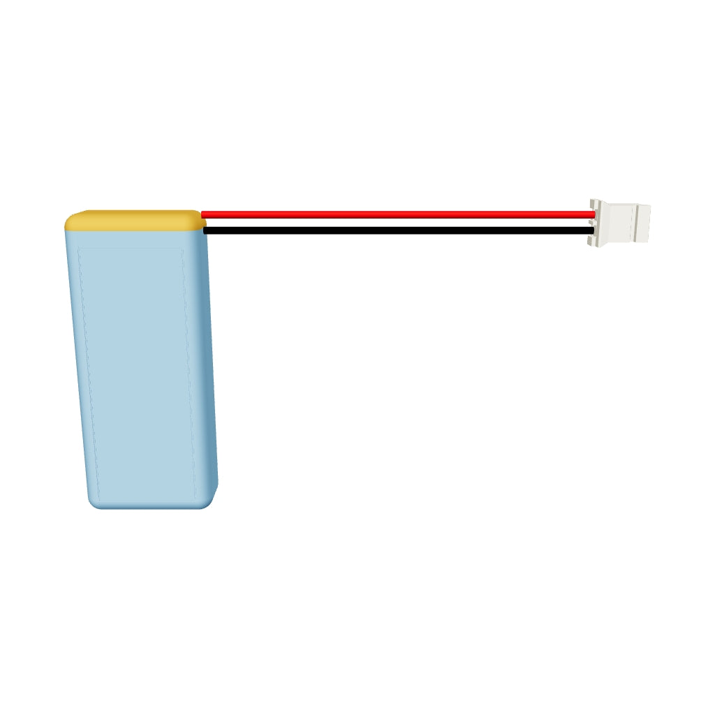 YDL 801738 500mAh 3.7V lithium polymer battery interactive 3D model