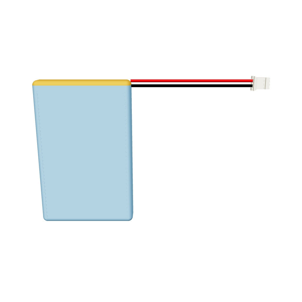 YDL 804060 2500mAh 3.7V lithium polymer battery interactive 3D model