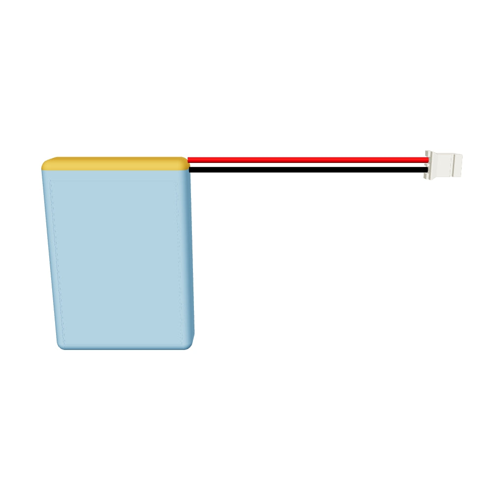 YDL 853040 1000mAh 3D model, 8.5x30x42mm