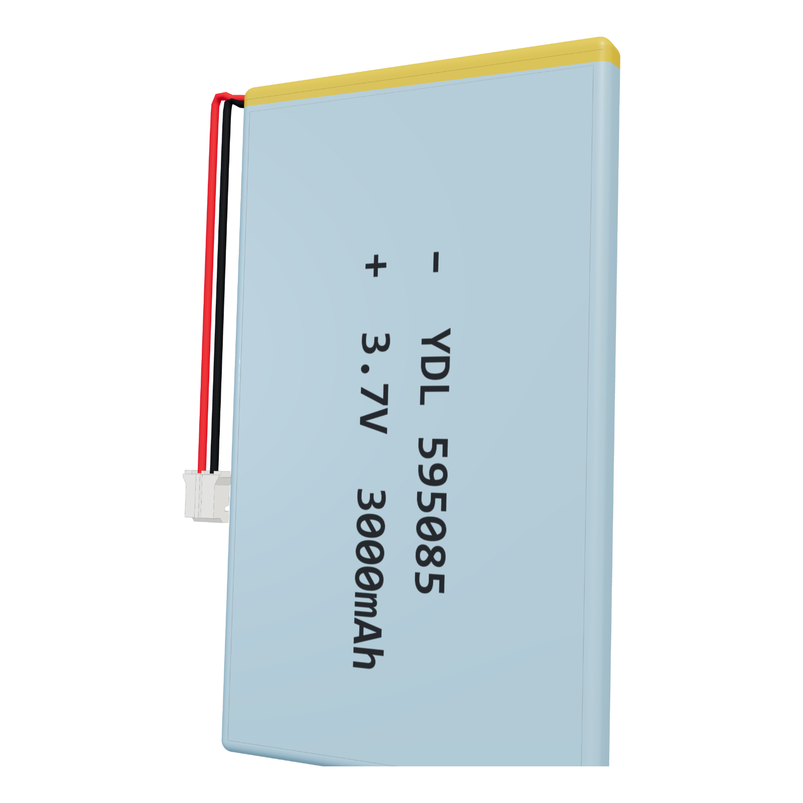YDL 595085 3000mAh 3.7V lithium polymer battery, 5.9x50x87mm, PH2.0 connector