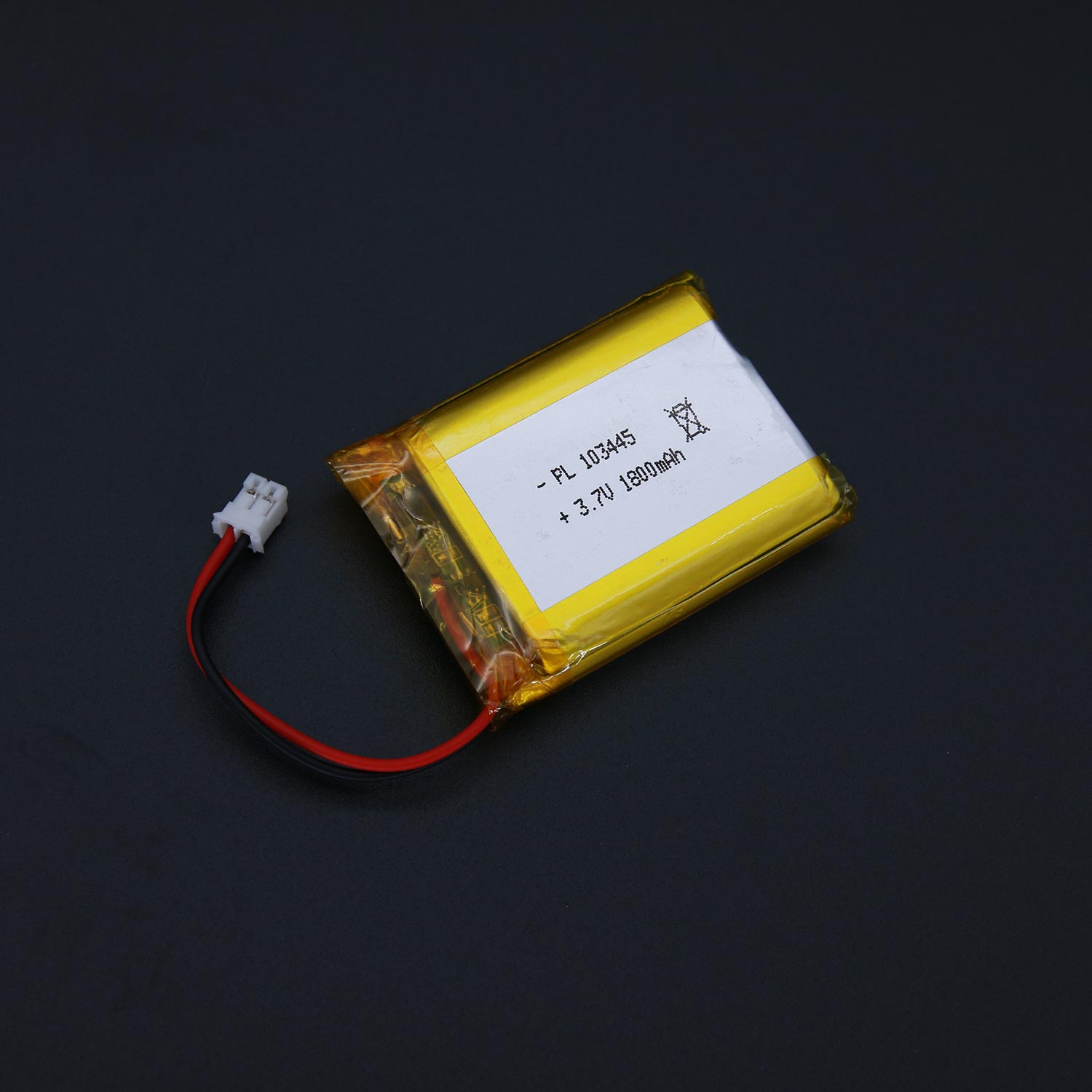 103445 Batterie Lithium Polymère Rechargeable 1800mAh Longueur 47mm