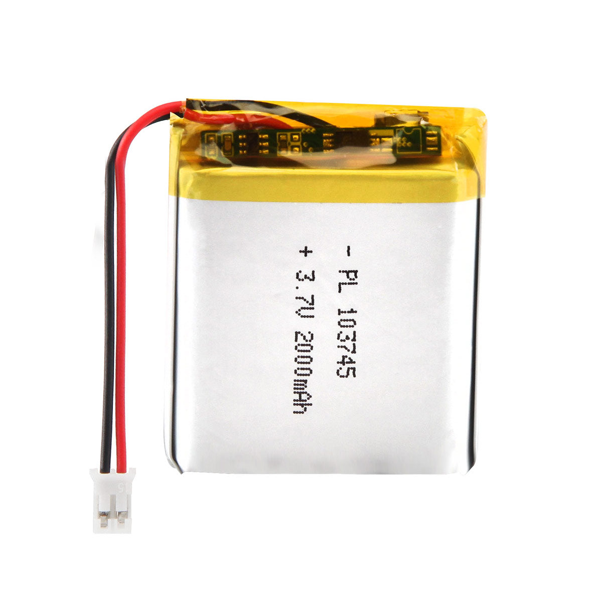 3.7V 2000mAh 103745 Batterie lithium-polymère rechargeable Longueur 47mm