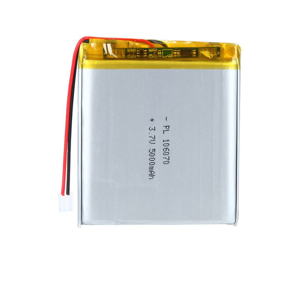 3.7V 5000mAh 106070 Rechargeable Lithium Polymer Battery