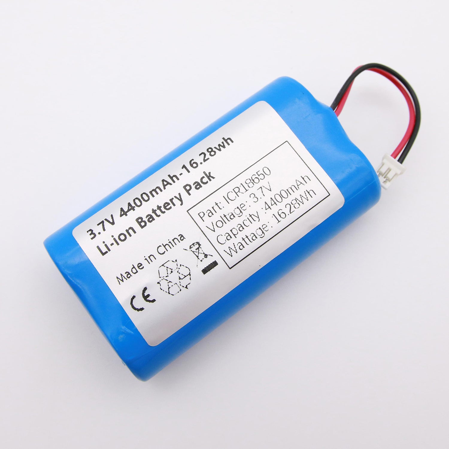 Pack batería Litio Ion 3,7v 4400mAh