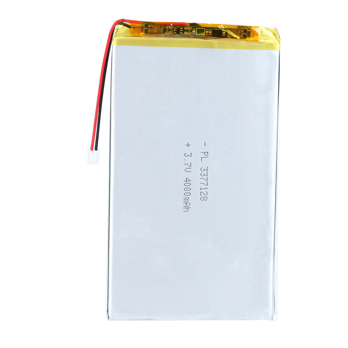 3.7V 4000mAh 3377128 Batterie lithium-polymère rechargeable Longueur 130mm