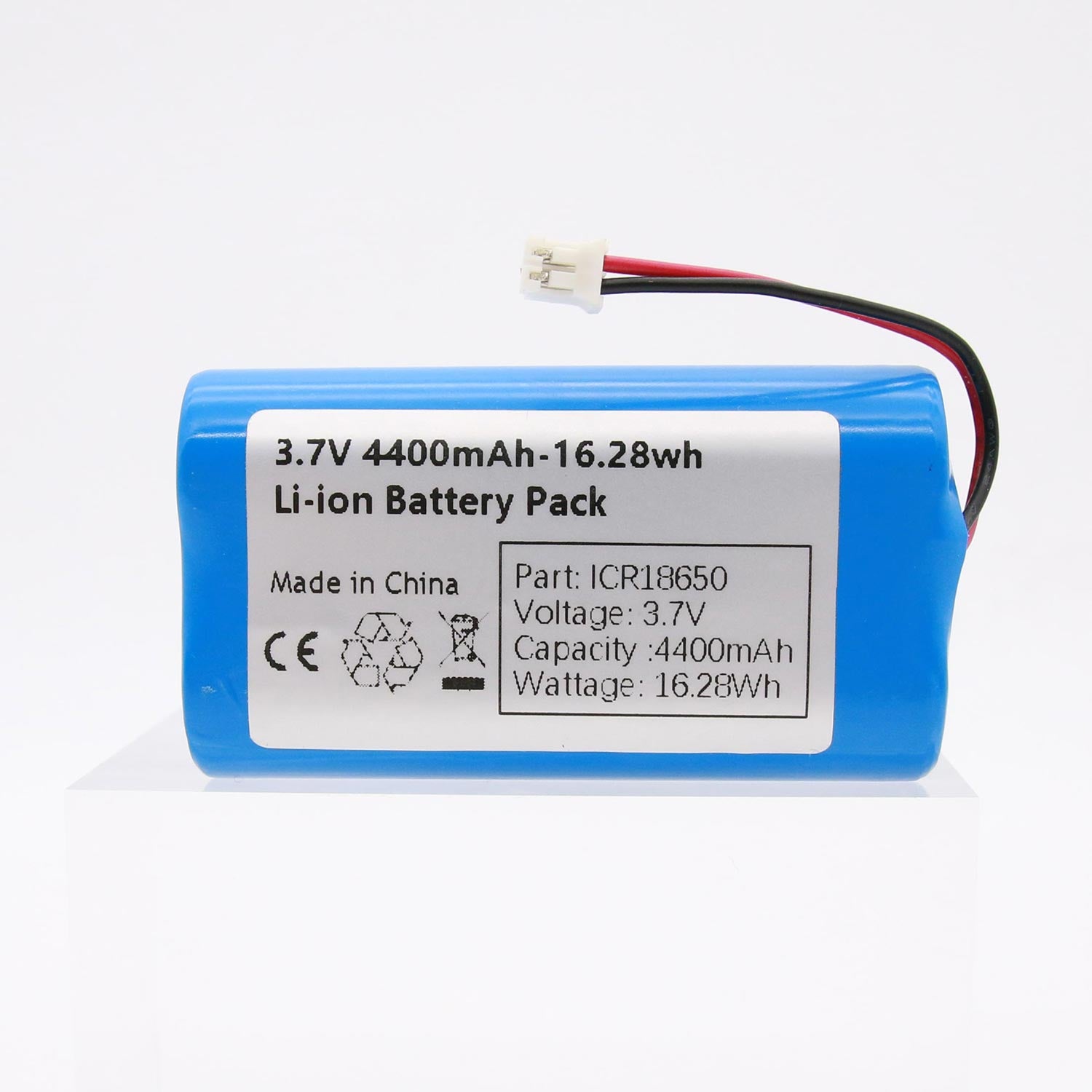 Batteries rechargeables Li-ion YDL 3.7V 4400mAh Batteries de remplacement pour l'électronique, les jouets, l'éclairage, l'équipement