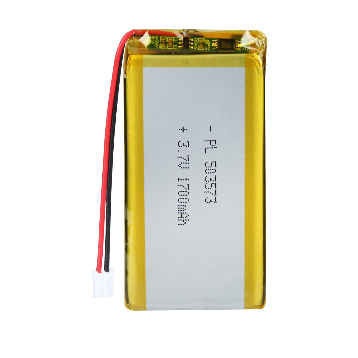 3.7V 1700mAh 503573 Batterie Li-Po Rechargeable Lithium Polymère Ion Longueur 75mm 