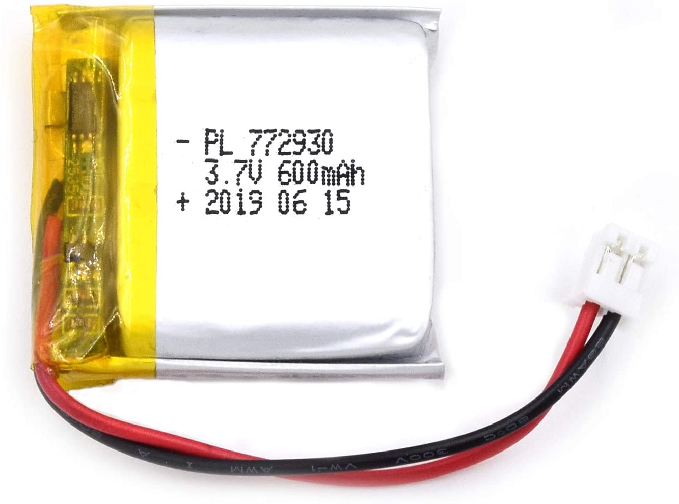 YDL 3.7V 600mAh 772930 Rechargeable Lithium Polymer Battery