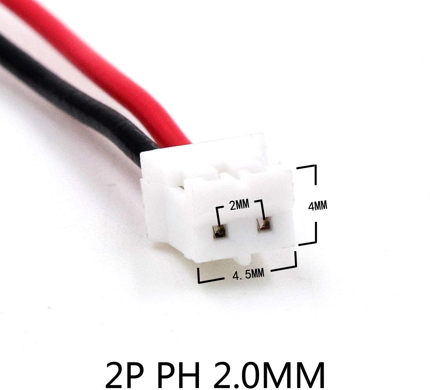 YDL 3.7V 200mAh 552025 Rechargeable Lipo Battery with JST Connector - YDL Battery