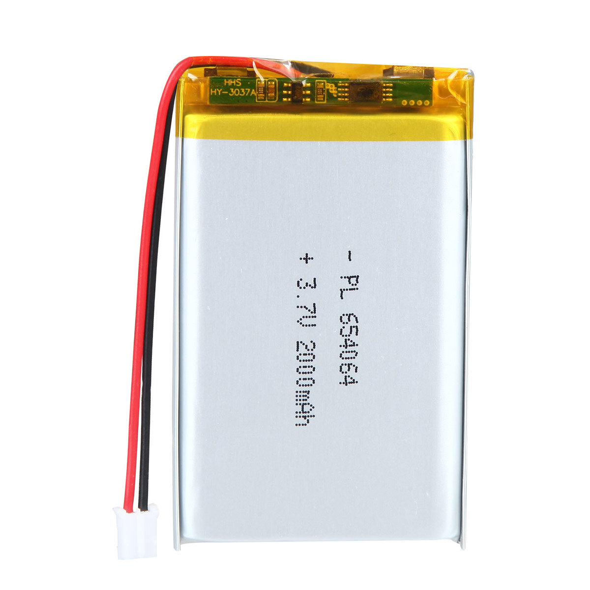 3.7V 2000mAh 654064 Rechargeable Lithium Polymer Battery